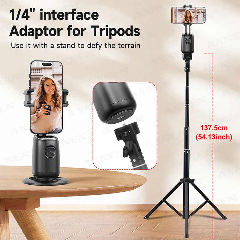 Gimbal Stabilisateur AI Auto-Tracking | Suivi Intelligent Smartphone